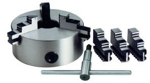 Mandrino autocentrante per tornio 3+3 griffe Ø 125mm
