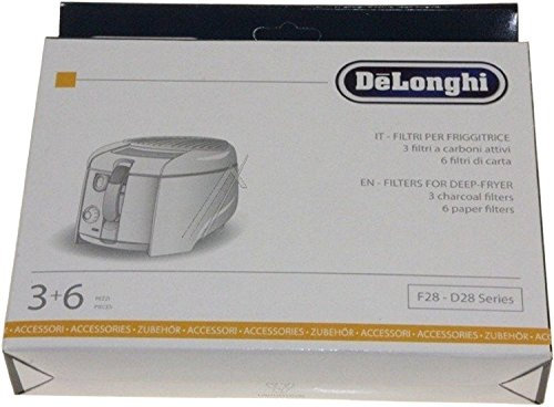 SparesPlanet Delonghi Filtre Friteuse Gras Profond x 9