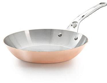 Prima Matera Round Copper Stainless Steel Fry Pan 11-Inch