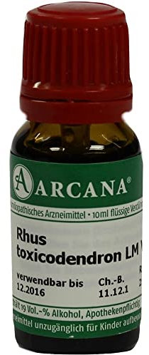 RHUS TOXICODENDRON LM 6 Dilution 10 ml
