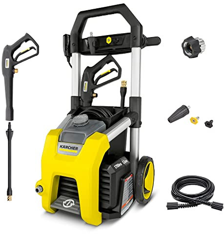 Idropulitrice elettrica Karcher K1700 1700 PSI TruPressure, 3 anni di garanzia, ugello turbo incluso