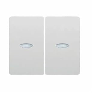 Bjc iris - Tecla doble interruptor +conmutador señalización iris/aura blanco
