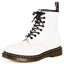 Dr. Martens Damen 1460 Smooth Leather Lace Up Boots Springerstiefel, Weißes Glattleder, 37 EU