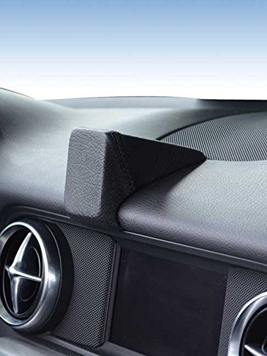KUDA Handyhalterung passend für Mercedes Benz SLK (R172) ab 03/2011 - Telefonkonsole für Smartphones, Handy, Navi und mehr - Kunstlederkonsole, Schwarz, 291875