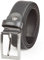 LINDENMANN Ledergürtel Herren/Gürtel Herren, Rindleder-Gürtel XL bombiert, grau, Größe/Size:115
