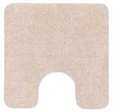 Spirella – Badematte – Weiches und bequemes Badezimmeraccessoire aus Acryl – Ideal fürs Badezimmer – rutschfest und leicht zu reinigen – Maße: 55 x 55 cm – Beige
