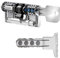 EVVA MCS Hochsicherheits-Doppelzylinder mit 4 Schlüssel, Länge (a/b) 36/36mm (c=72mm), einzigartige Magnet-Technologie (EVVA IKON Entwicklung), Not-u. Gefahrenfunktion BSZ, Modularbauweise, Aufbohr-, Abreiß- und Ziehschutz