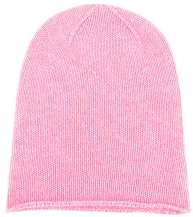 Love Cashmere Damen 100% Kaschmir-Mütze Hut - Rosa - Handgefertigt in Schottland - UVP €120