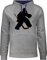Pullover Herren Frauen Hoodie Kontrast zweifarbig - Eishockeytorwart Towart Eishockey - L - Grau meliert/Navy Blau - hockey torwart hoody pulli icehockey geschenk hoodies spieler pullis baby