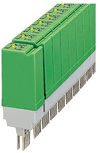 PHOENIX CONTACT ST-REL3-KG 24/21 Relaisstecker, Bestückt mit Kleinschaltrelais, 1 Wechsler, 24 V AC/DC Eingangsspannung, 10 Stück