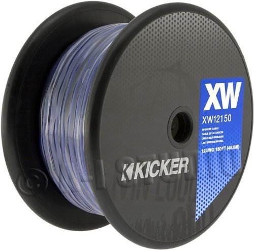 KICKER 09XW12150 X-Series Twisted Pair Speaker Wire (12-Gauge, 150 Feet)