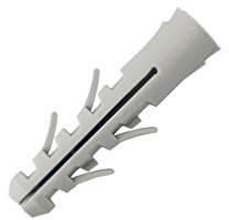 SCELL-IT, Boite de 200 Chevilles Nylon, Sans collerette, Ø 6 mm x 30 mm, Très bonne résistance aux intempéries et au vieillissement, Ailettes latérales, Excellent comportement de -20°C à + 80°C