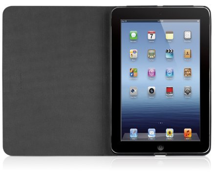 Macally SSTANDB-M1 Schutzhülle (Standfunktion, drehbar) für Apple iPad mini schwarz