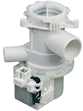 Beko - Pompa di scarico originale per lavatrici Beko WME, serie WMC e WML Bianco