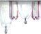 TOP Fertiggardine NEU Top Design Set Schöne Gardine AG26 A (Violett)