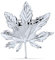 Grande broche feuille d'érable symbole national du Canada, bijou occidental en érable pour femme, accessoire en argent sterling .925 poli