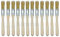 Decorating Sundries 12 x Half Inch Paint Brushes 0.5