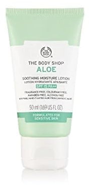 Aloe beruhigende Feuchtigkeitscreme SPF 15 für empfindliche Haut