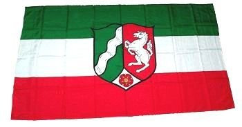 Flagge Fahne Nordrhein-Westfalen NRW 30 x 45 cm FLAGGENMAE®