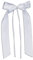 FlexiStore 10 Antennenschleifen, Deko Schleifen, Hochzeit, Autoschmuck, Autoschleifen, Weiss