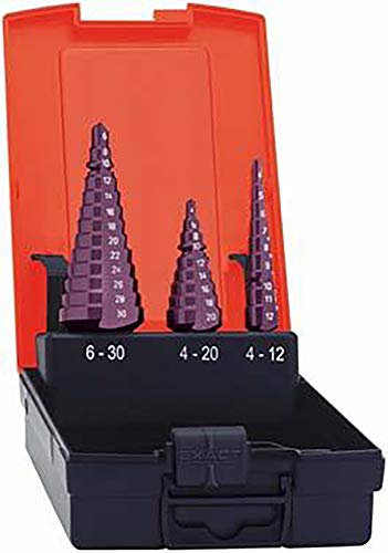 Format Stufenbohrer-Set HSS TiALN 4-12/12-20/20-30mm