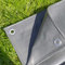 heavy duty waterproof tarpaulin/tarp/ground sheet/watertight cover up in neutral gray dry and clean cover up for indoor and outside (2x3m)
