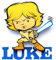3D Light FX Star Wars Luke 3D Deco Mini-Sized LED Wall Light