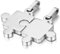 JewelryWe Valentinstag Schmuck 2 Freundschaftsketten Puzzle Love Edelstahl Partner-Anhänger mit 45cm und 55cm Kette, Personalisierte Paar Halskette für Damen & Herren, Silber - kostenlos Gravur