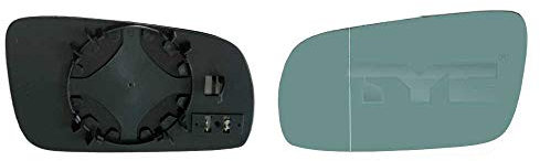 dapa 1 x Espejo Cristal Izquierda (lado del conductor) para 4 Bora Cristal (esférico, calefactable, color azul oscuro