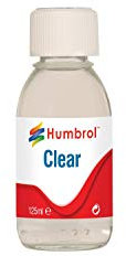 Humbrol 125ml Thin Clear Varnish Bottle