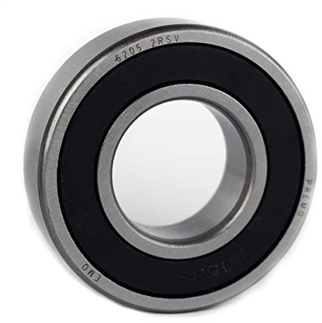6205 2RS / 6205RS Kugellager 25x52x15 mm (52x25x15 mm) 25 mm - Elektro-Motor-Qualität V2/Z2 ABEC3 Präzision - V-Dichtung