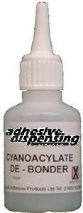 Adhesive Dispensing Ltd - Superglue Debonder/Remover 50ml Bottle