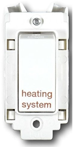 Crabtree 4460/HT Grid Switch DP 20 Amp Marked Heating System