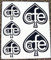 Other Cafe Racer Pik-Ass Logo Set Sticker Aufkleber