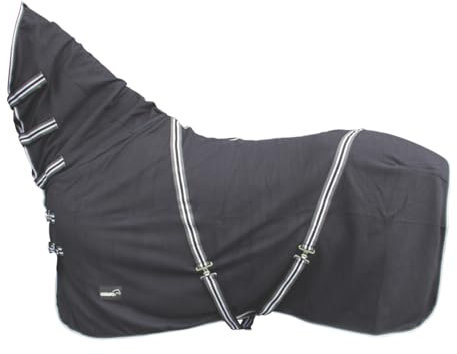 CATAGO Fleecedecke mit Halsteil - 145 cm - schwarz