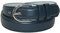 CTM Kindergürtel aus Leder, 2,5 cm, 2 Stück Gr. 38, navy