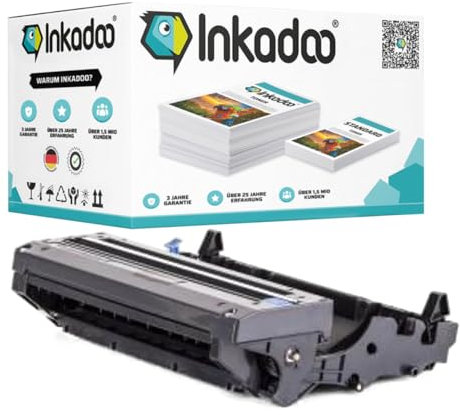 Inkadoo Trommel Kompatibel mit Brother DR-4000 HL-6050 D HL-6050 Series HL-6050 N HL-6050 W HL-6050 DW Bildtrommel, Bildeinheit, Bildeinheittrommel
