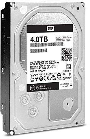 WD WD4004FZWX 4tb Black 128mb