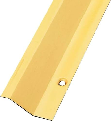 Amig - Solin De Sol | 820 mm X 40 mm | Bande De Transition À Gradins Avec Fixation Par Vis | Cache-Joints | Laiton | Couleur Or