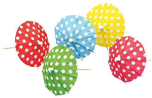 amscan - 551122-10 Mini Parasols pour Cocktail - 10 cm