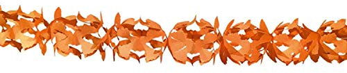 Folat 07904 Papiergirlande Hoku Orange-6 Meter