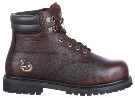 Georgia Boot Oiler Steel Toe Waterproof Work Boot, Brown, Size 13(M)