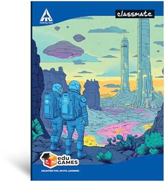 Classmate Lot de 6 Cahiers Scolaires Cahiers de Couverture Souple 140 pages Format A4