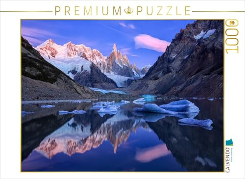 CALVENDO Puzzle Laguna Torre mit Cerro Torre, EL Chaltén, Patagonien | 1000 Teile Lege-Größe 64 x 48 cm Foto-Puzzle für glückliche Stunden
