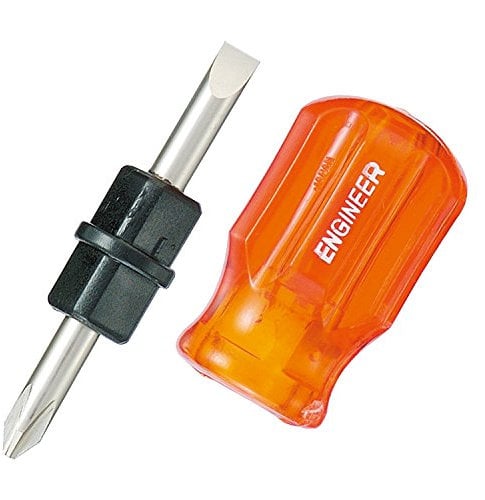 Stubby Tournevis réversible (avec Phillips/tête de fente à double extrémité Bit). Engineer Dst-05