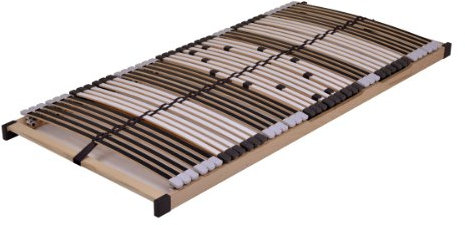 DaMi Lattenrost MediFlex T200 90 x 200 cm - 7 Zonen Lattenrahmen Mit 6-Fach Härteverstellung - Starr