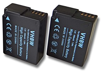 vhbw 2X Akku kompatibel mit Leica V-Lux Typ 114, 4 Kamera (1000 mAh, 7,2 V, Li-Ion), Infochip