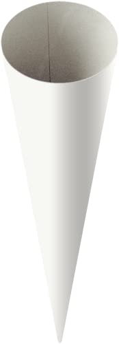 Heyda Schultüte Rohling 70cm,VE=10 (Weiss)