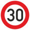 Zulässige Höchstgeschwindigkeit 30 km/h Schild 40 cm reflektierend Norm RA1 STVO Zeichen 274-51