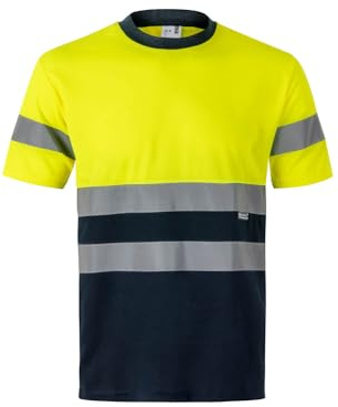 Velilla 305506 Technisches T-Shirt, zweifarbig, hohe Sichtbarkeit